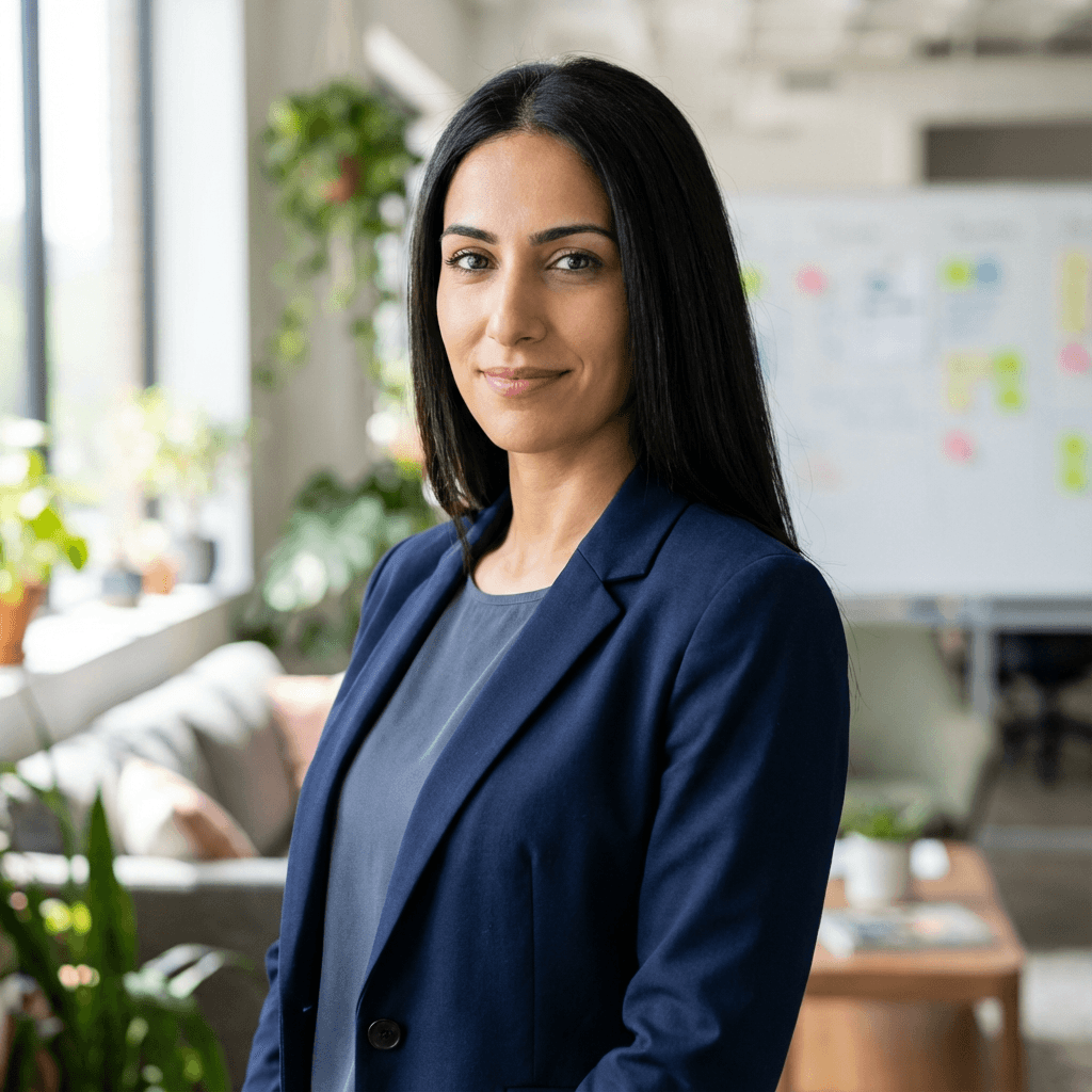 سارة المطيري بابتسامة مشرقة